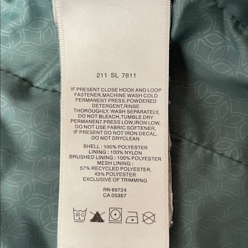 Columbia Women's Teal Jacket with Hood. Size Small. - Picture 6 of 6